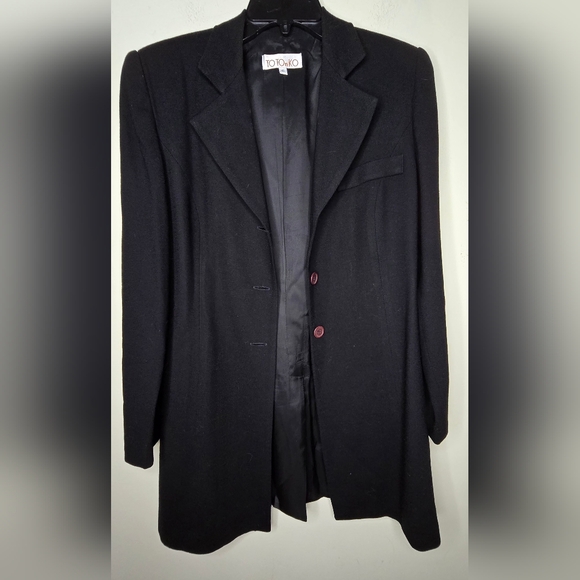 ToTonKo Vintage Black Women's Blazer - Picture 1 of 4